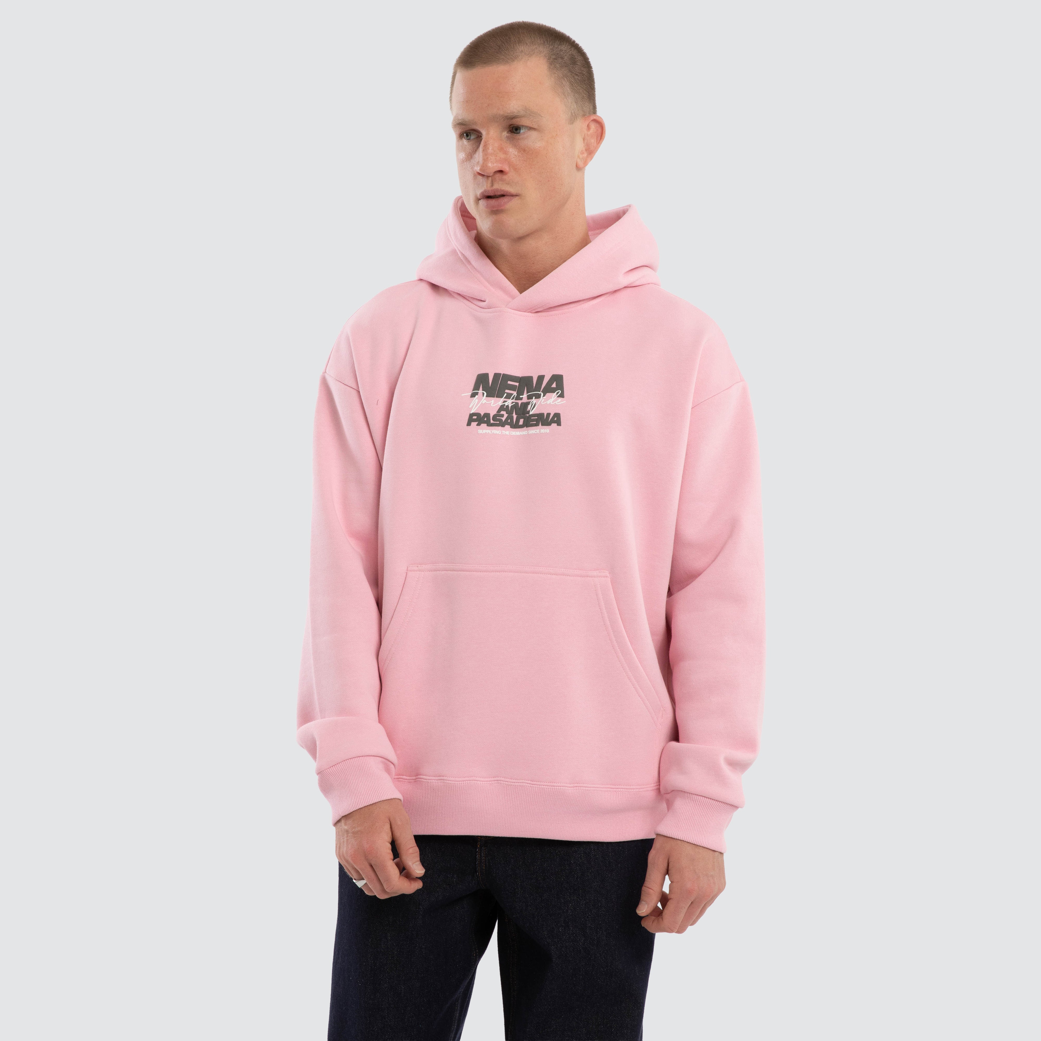 NXP Qualifying Relaxed Hoodie in Pink | Neverland Store