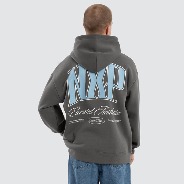 Carbon Relaxed Hoodie Charcoal