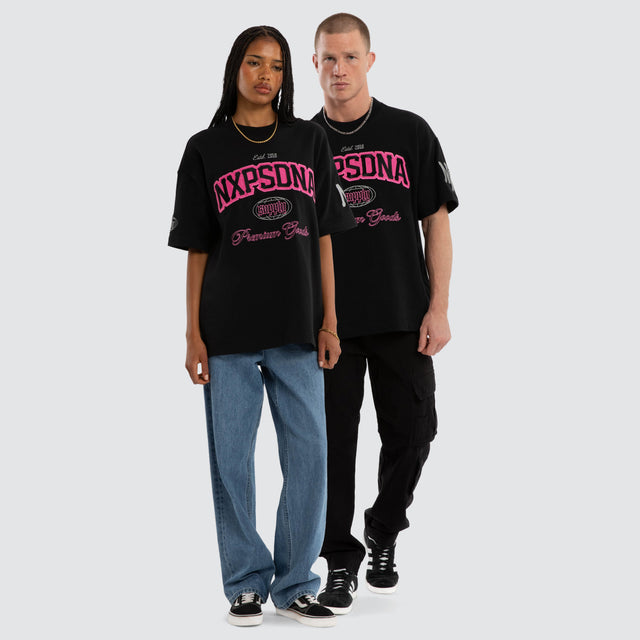 Focus Loopback Raptor Tee Anthracite Black