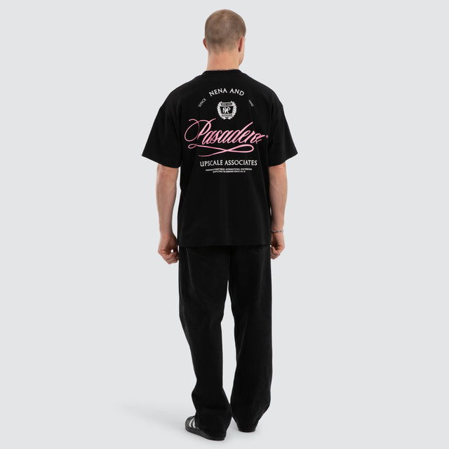 Model wears Balance Raptor Tee Jet Black T-Shirts Black – image 5