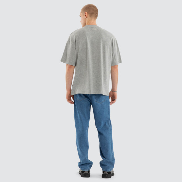Token Heavy Weight Tee Grey Marle