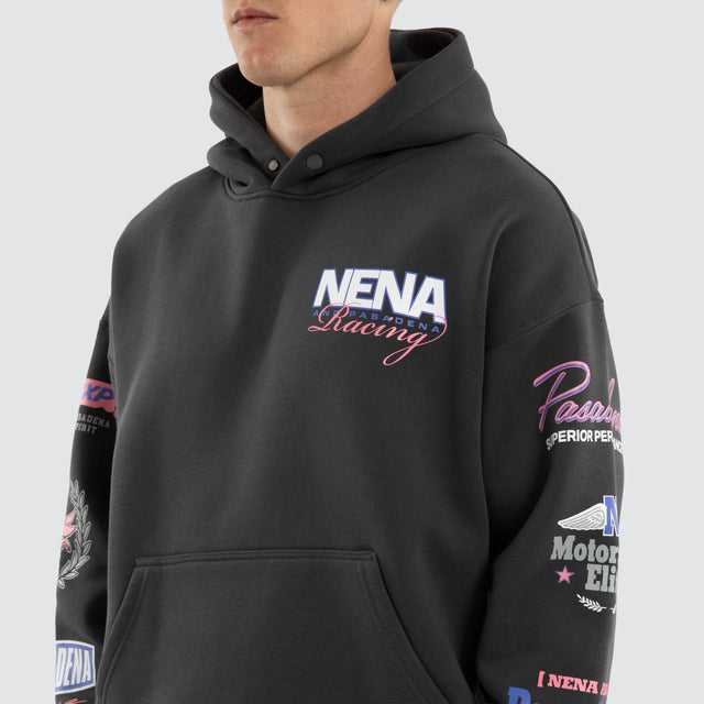Stream Box Fit Hoodie Asphalt