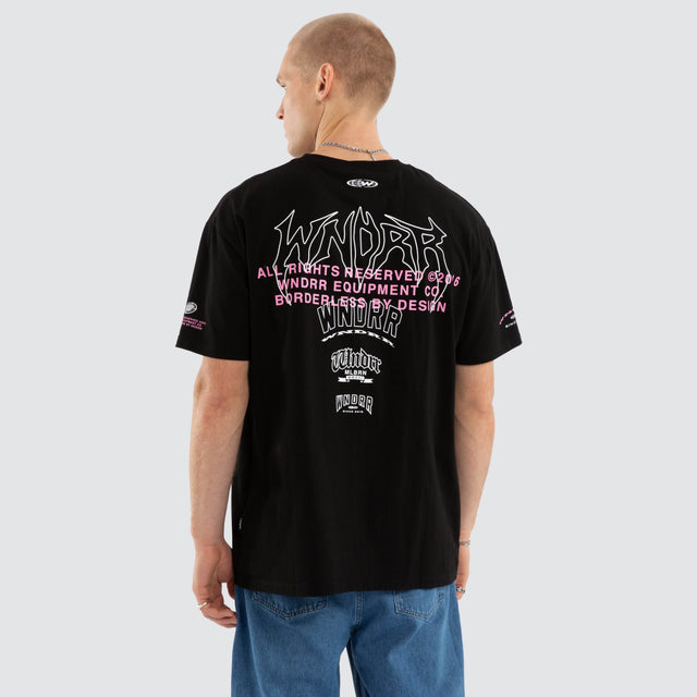 Overpower Box Fit Tee Black