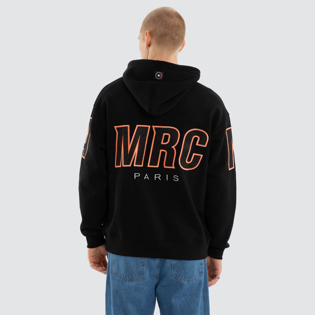 Credential Relaxed Hoodie Jet Black