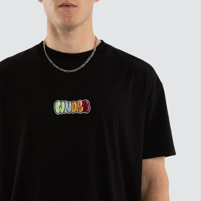 Blissful Box Fit Tee Black