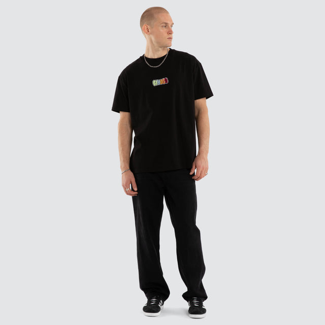 Blissful Box Fit Tee Black
