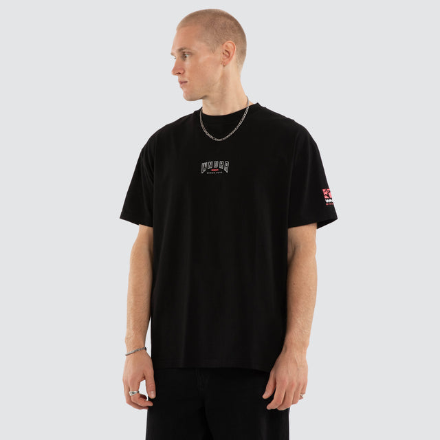 Hashi Box Fit Tee Black