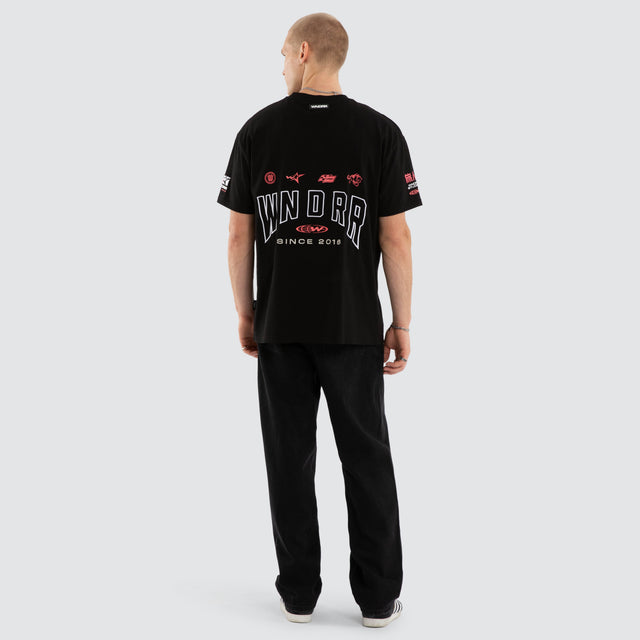Hashi Box Fit Tee Black