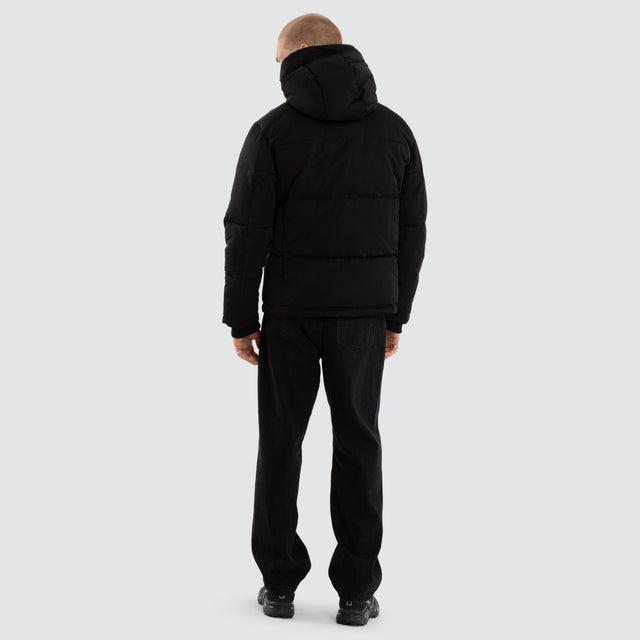 Onus Hooded Puffer Jet Black