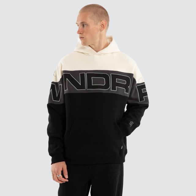 Primer Panel Hoodie White/Black