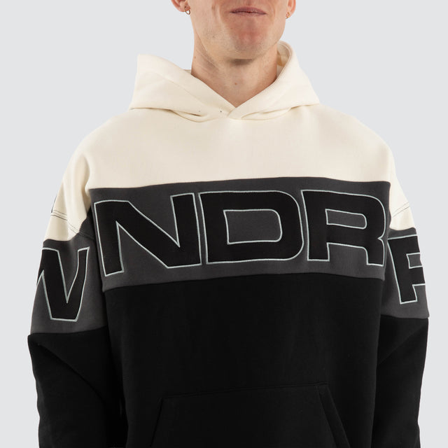 Primer Panel Hoodie White/Black