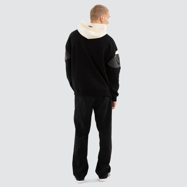 Primer Panel Hoodie White/Black