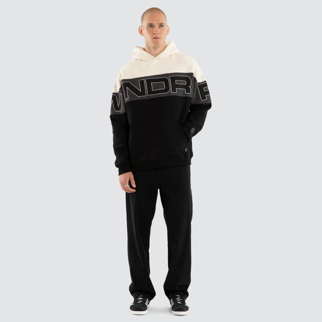 Primer Panel Hoodie White/Black