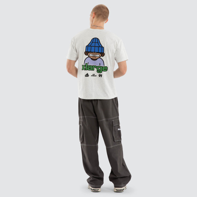Grin Short Sleeve Tee Ash Heather