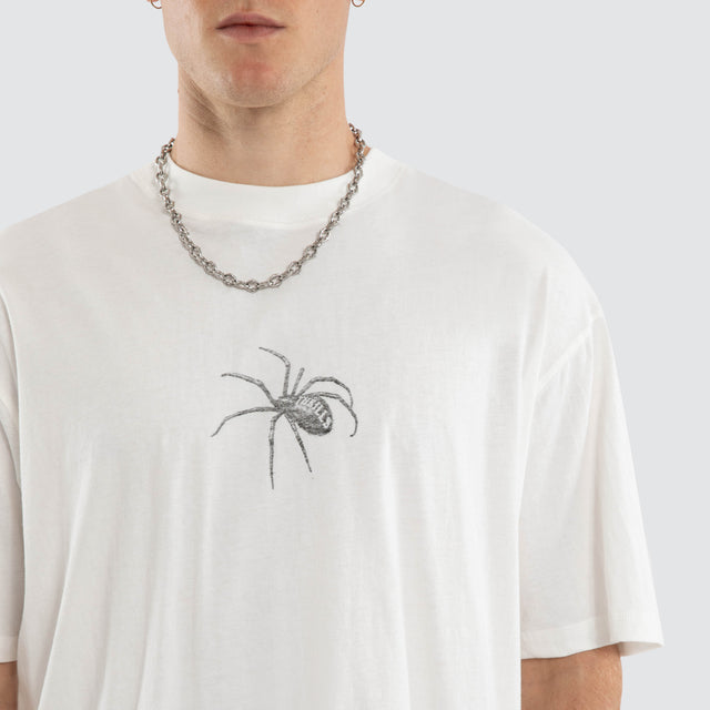 Deceitful Box Fit Tee Dirty White