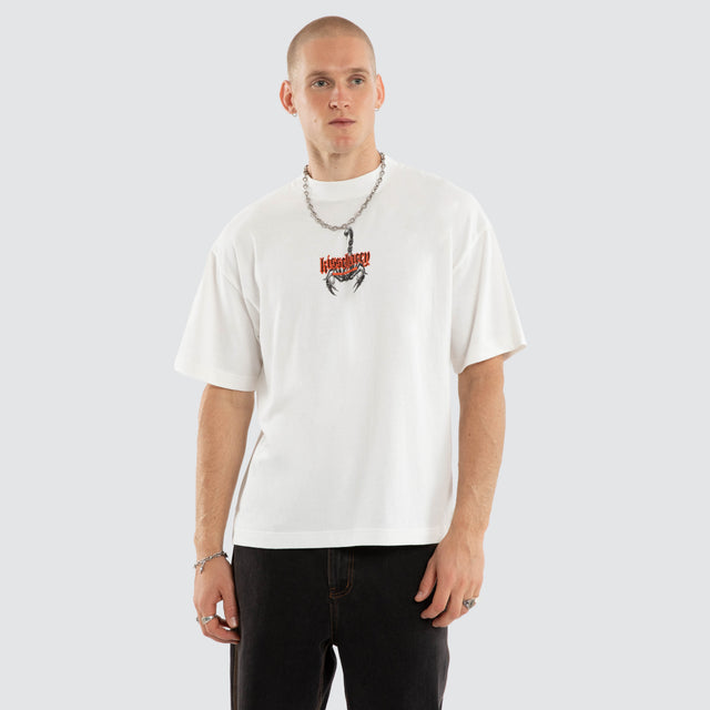 Propaganda Street Tee Natural White