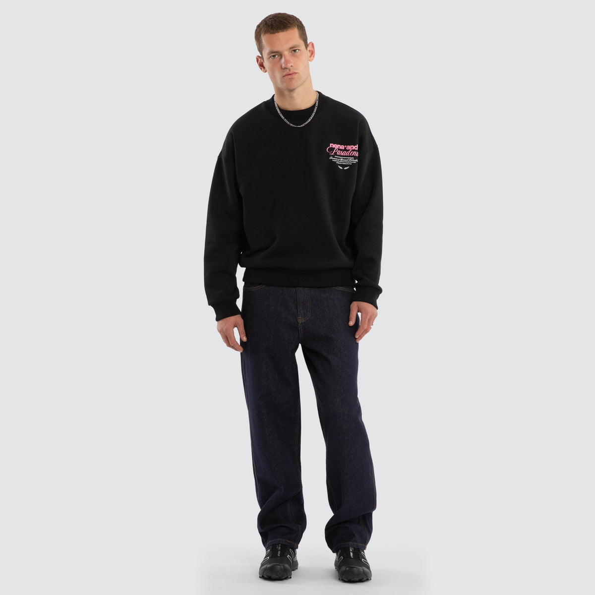 NXP Limitless Box Fit Sweater in Black | Neverland Store