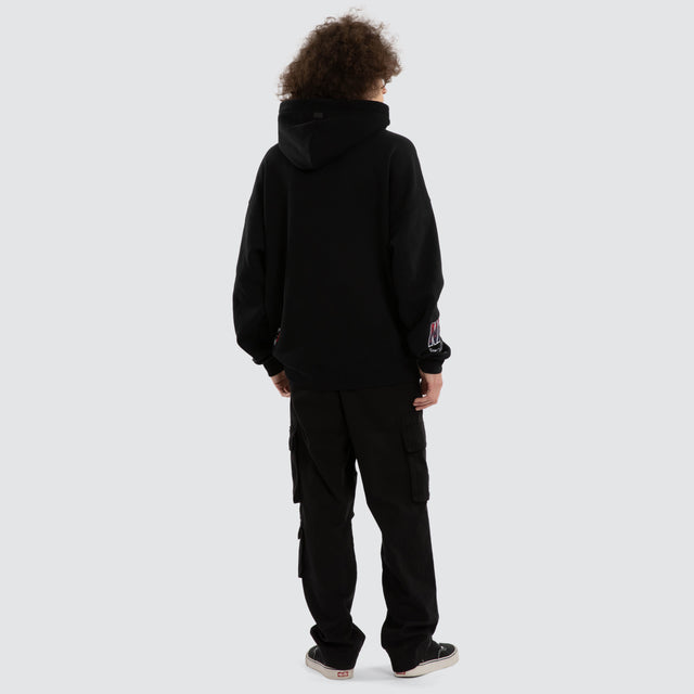 Ben Davis Adelaide Crows Box FIt Hoodie Jet Black