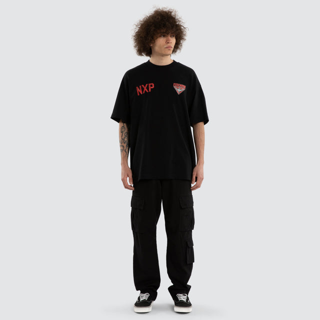 Ben Davis Essendon Bombers Raptor Tee Jet Black