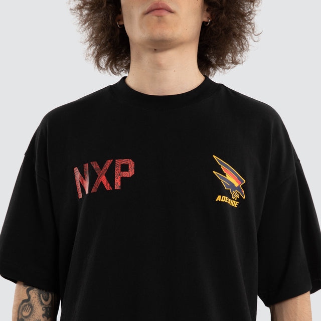 Ben Davis Adelaide Crows Raptor Tee Jet Black