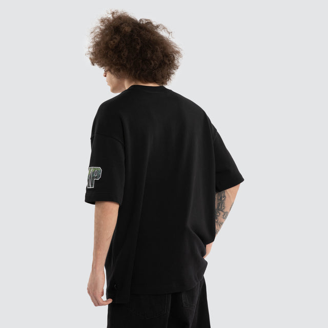Ben Davis Tasmania Devils Loopback Raptor Tee Jet Black