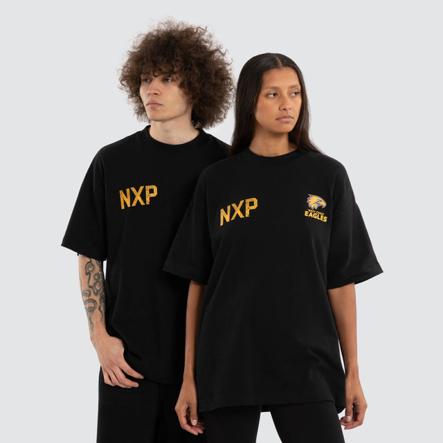 Ben Davis West Coast Eagles Raptor Tee Jet Black