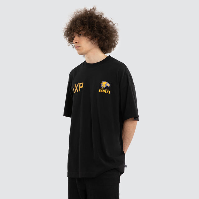 Ben Davis West Coast Eagles Raptor Tee Jet Black