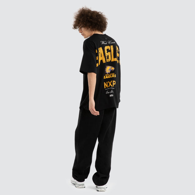 Ben Davis West Coast Eagles Raptor Tee Jet Black