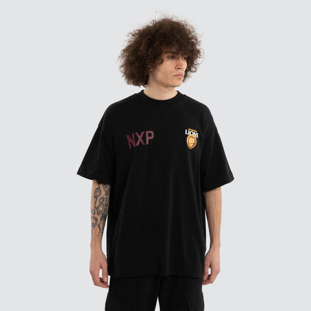 Ben Davis Brisbane Lions Raptor Tee Jet Black