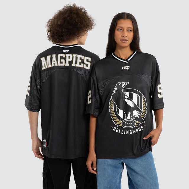 Ben Davis Collingwood Magpies Mesh Jersey Magpies Black