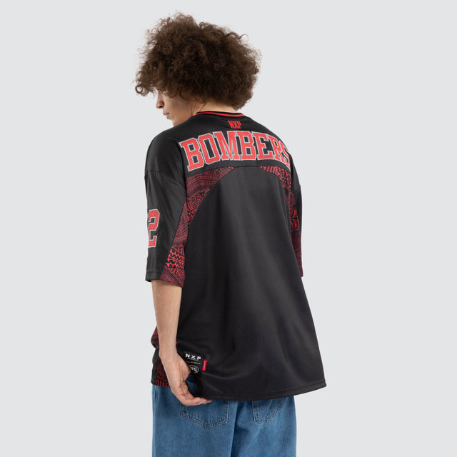 Ben Davis Essendon Bombers Mesh Jersey Bombers Black