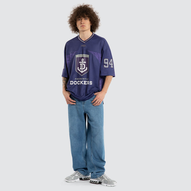Ben Davis Fremantle Dockers Mesh Jersey Dockers Purple