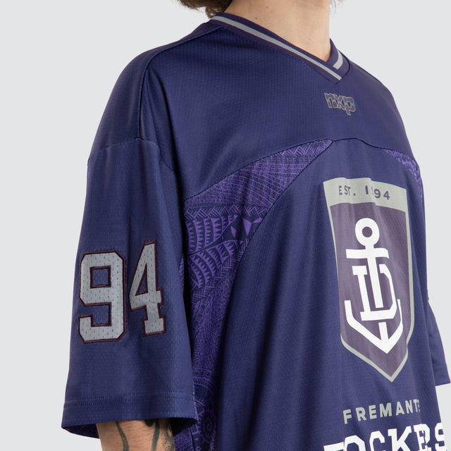 Ben Davis Fremantle Dockers Mesh Jersey Dockers Purple