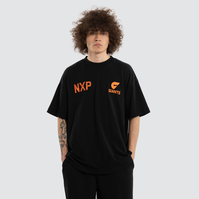 Ben Davis GWS Giants Raptor Tee Jet Black