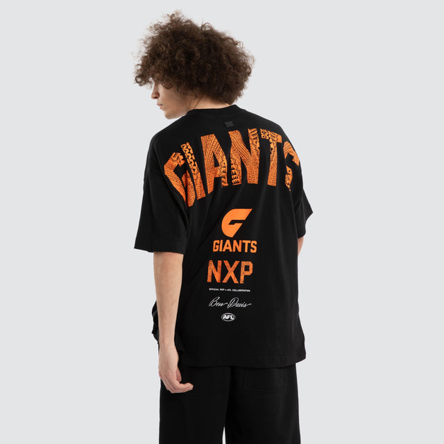 Ben Davis GWS Giants Raptor Tee Jet Black