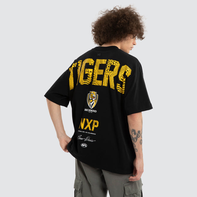 Ben Davis Richmond Tigers Raptor Tee Jet Black