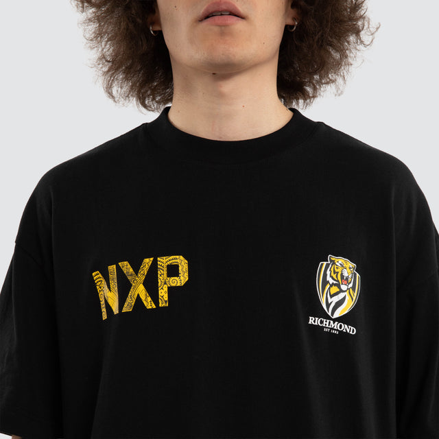 Ben Davis Richmond Tigers Raptor Tee Jet Black