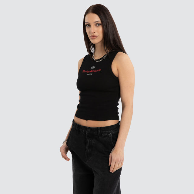 Visor Rib Tank Jet Black