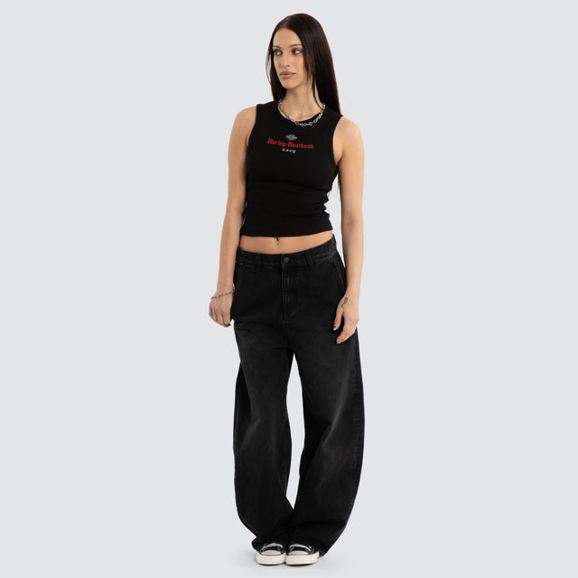 Visor Rib Tank Jet Black