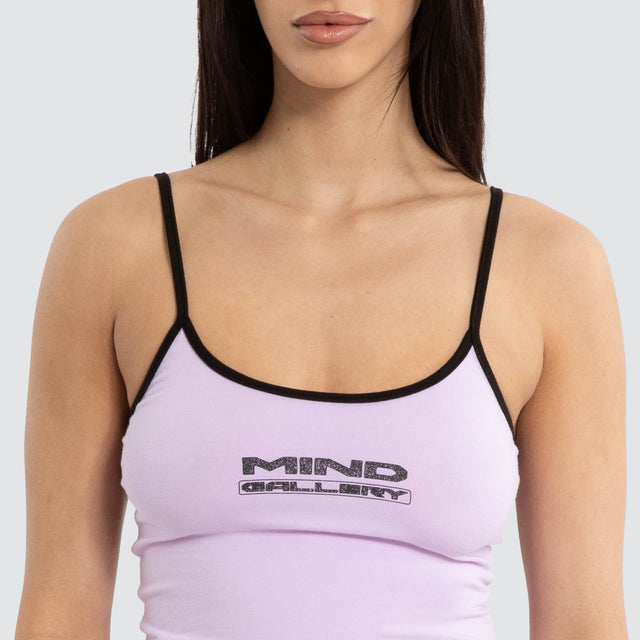 Soho Crop Cami Lavender Fog