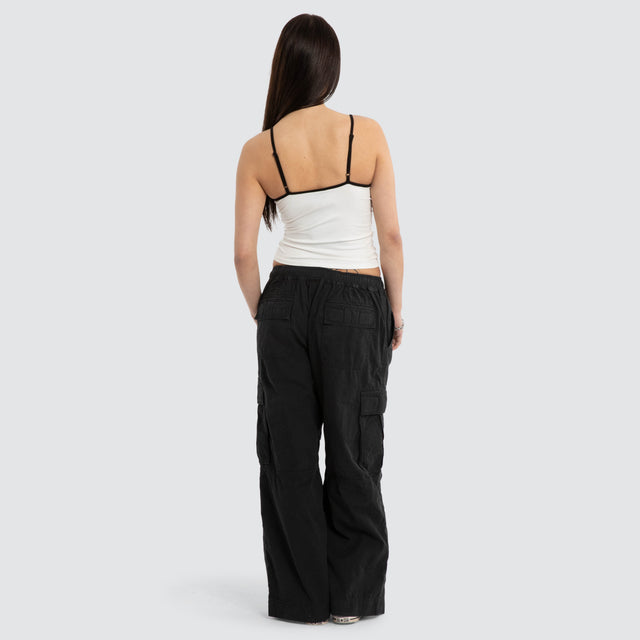 Unlock Crop Cami Natural White