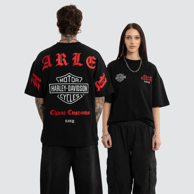 Rev Loopback Street Tee Jet Black