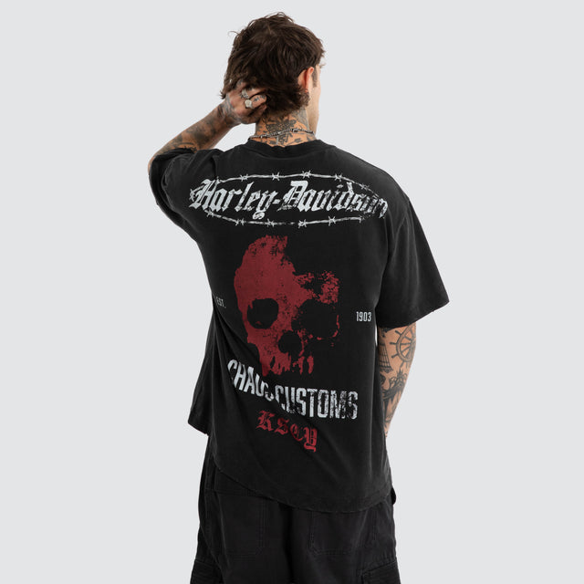 Instake Street Tee Snow Black