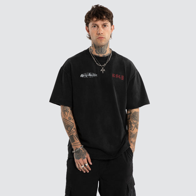 Instake Street Tee Snow Black