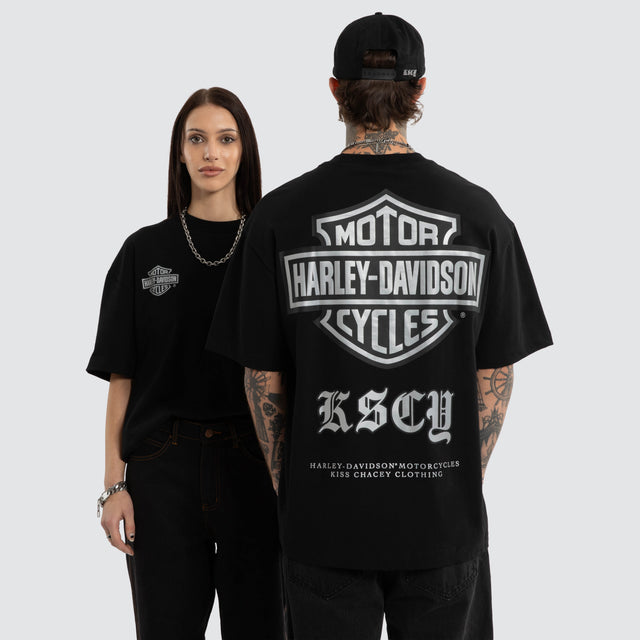 Scrambler Street Tee Jet Black