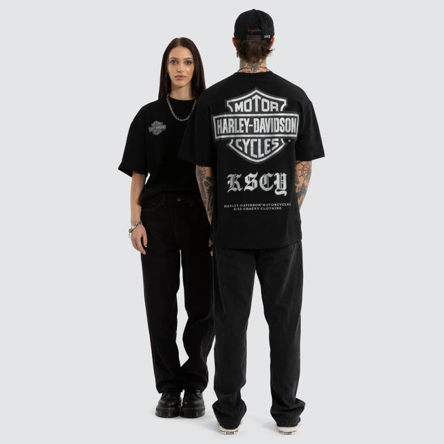 Scrambler Street Tee Jet Black