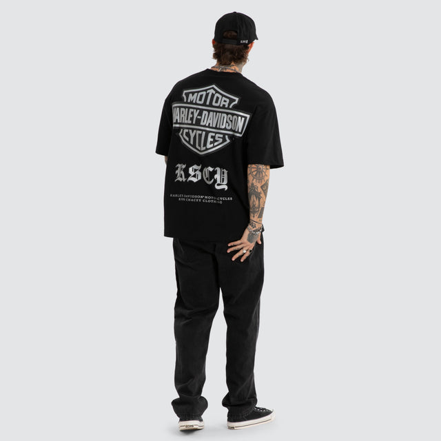 Scrambler Street Tee Jet Black