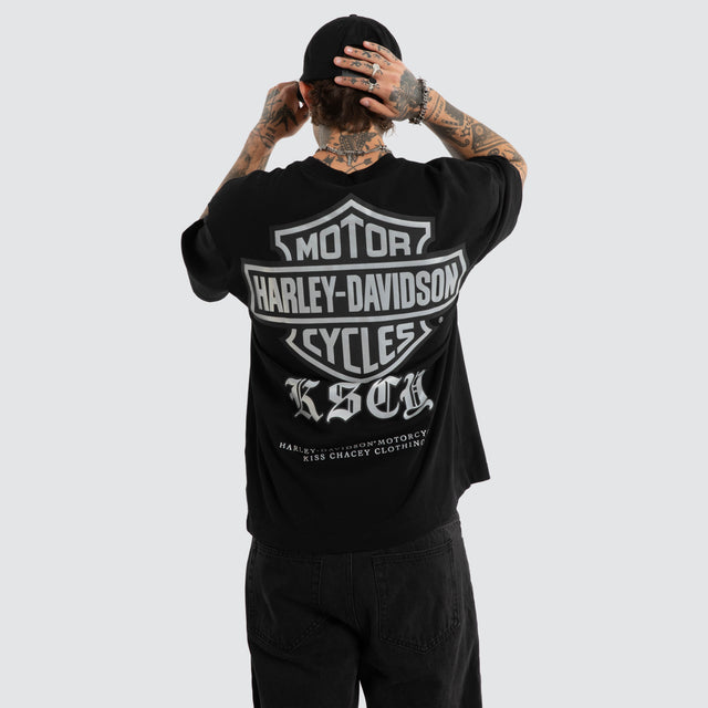 Scrambler Street Tee Jet Black