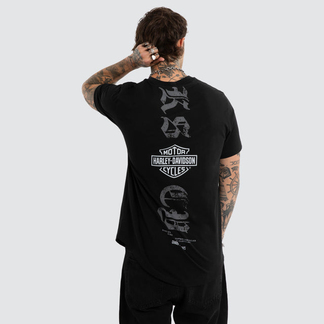 Carve Dual Curved Tee Jet Black