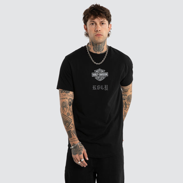 Carve Dual Curved Tee Jet Black
